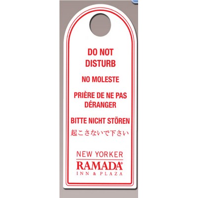 Rounded Door Hanger w/Round Hole (4"x9¼")