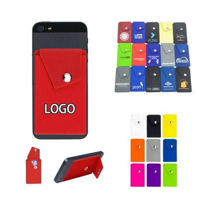 Silicone Phone Wallet With Stand