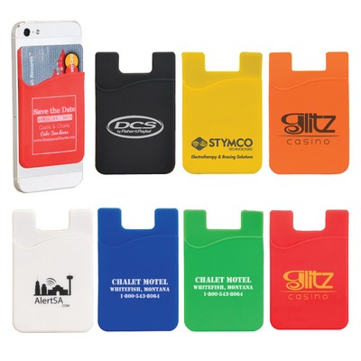 Clearance! Slim Silicone Smartphone Mobile Wallet