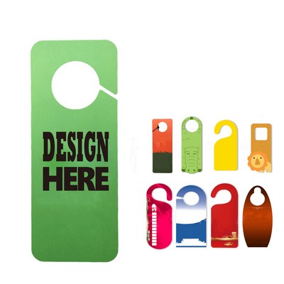 Customizable PVC Doorknob Signs